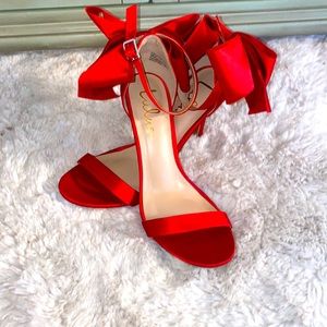 Cute Red heels from Lulus, size 8
